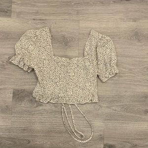 drawstring crop top!!
